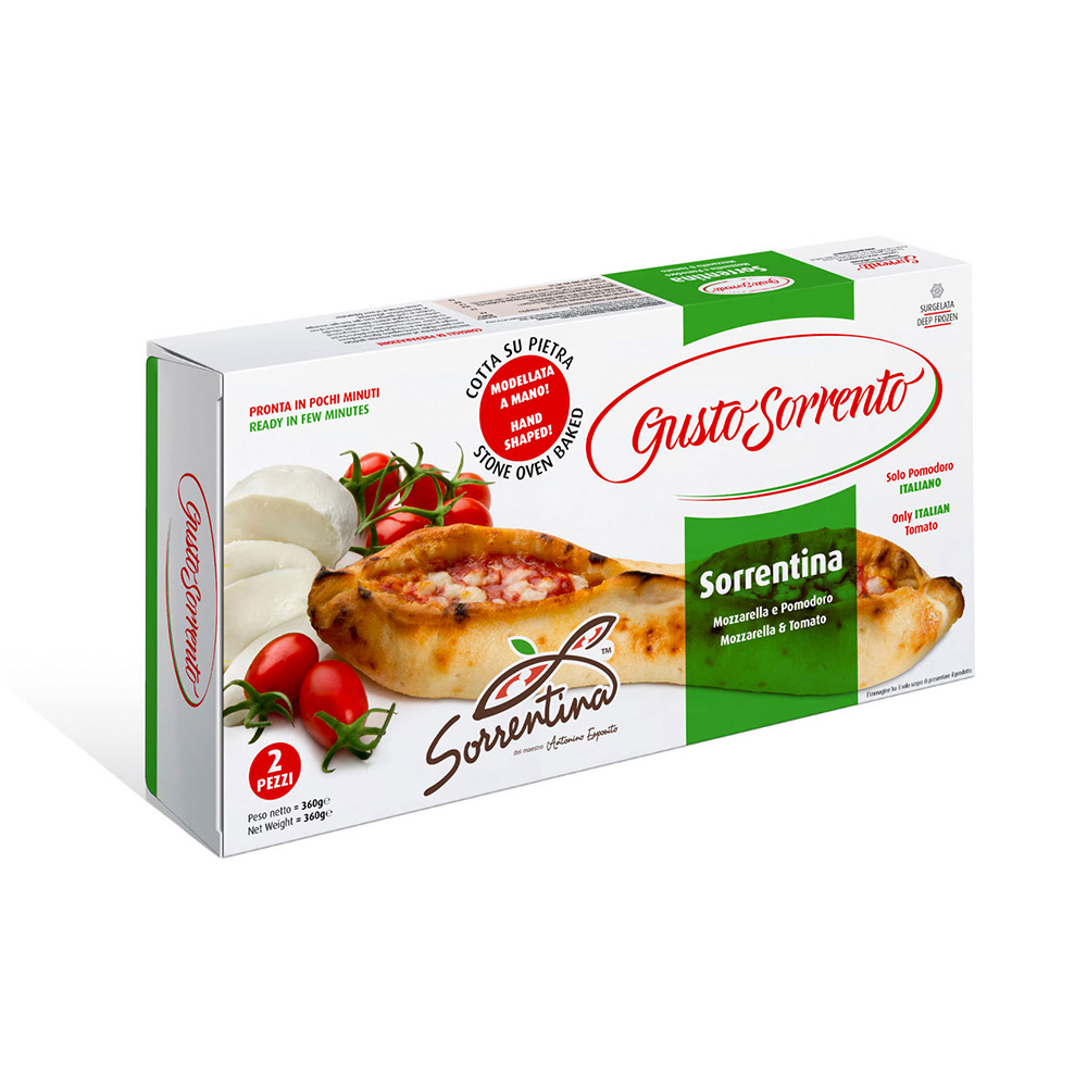 Gusto Sorrento Italian Pizza Sorrentina Mozzarella & Tomato